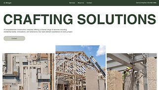 Industrial website templates - Construction Company (Urban)