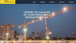Accessible plantillas web – Compañía de construcción