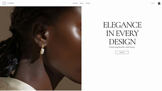 Jewelry & Accessories website templates - Wholesale Jeweler (Modern)