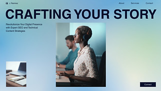 One Page website templates - Content Writing Company (Business)