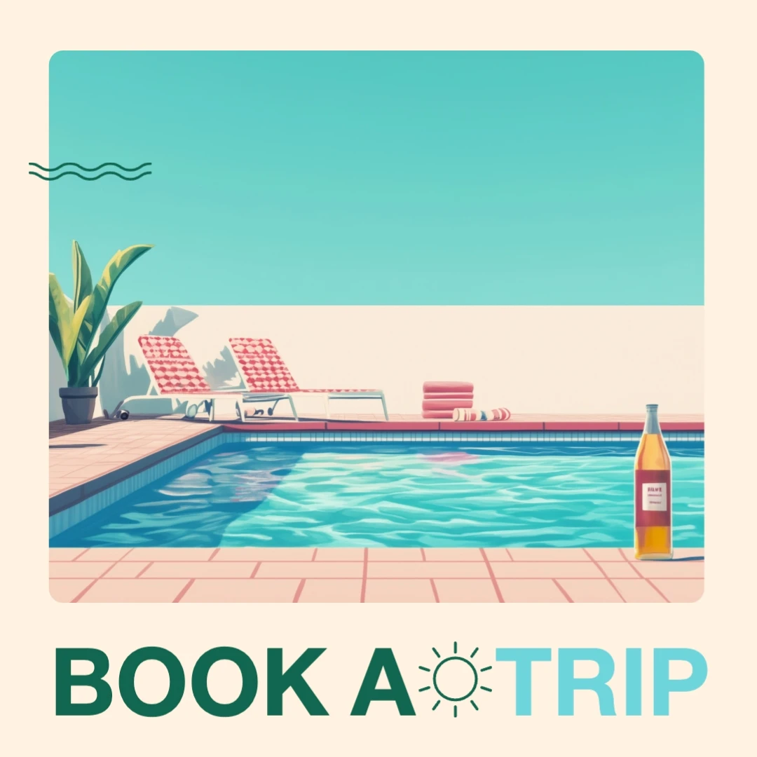Retro Simple  Travel & Hospitality Facebook Post