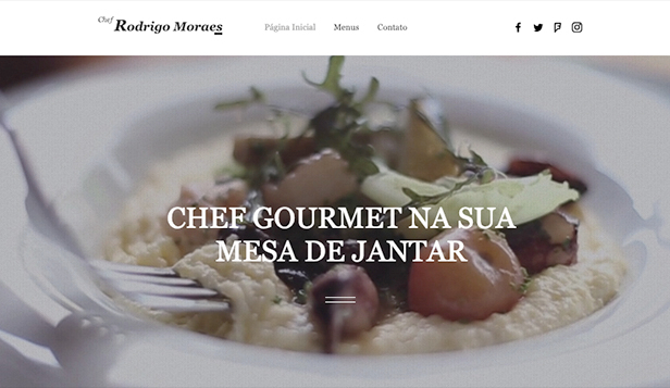 Restaurantes e Comida website templates – Chef privado