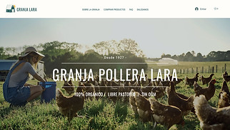 Agricultura y jardinería plantillas web – Granja