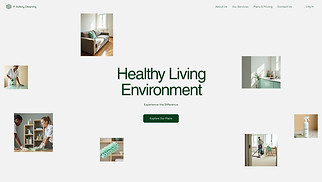 Services & Maintenance website templates - Cleaning Company (Clean)
