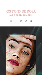 Templates de Blog - Blog de Beleza