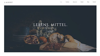 Portfolio & Lebenslauf Website-Vorlagen - Food-Fotograf/in