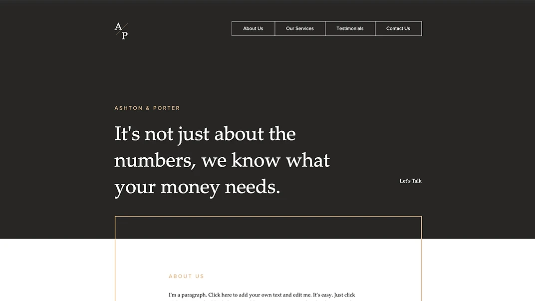 Financial Consulting Company