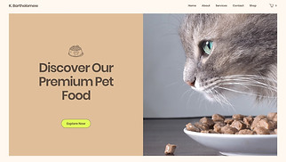 Pets & Animals website templates - Pet Food Manufacturer (Vibrant)