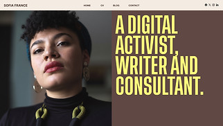  website templates - Creative Consultant (Bold)