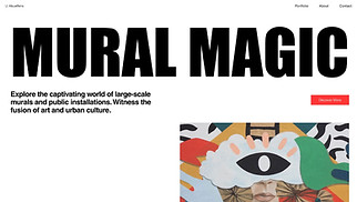 Visual Arts website templates - Street Art Portfolio (Energetic)