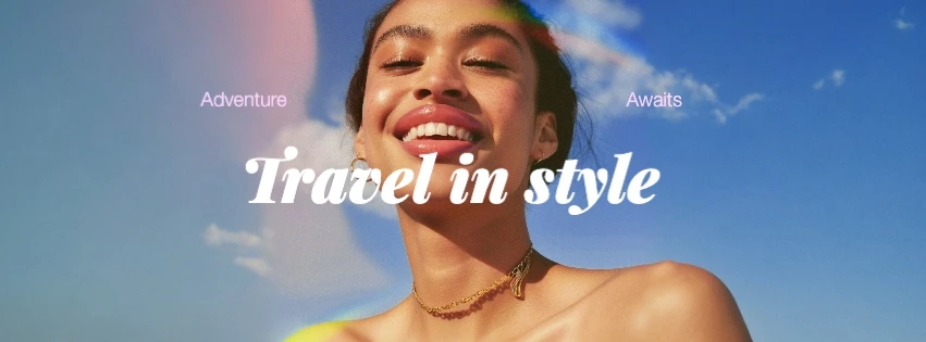 Simple Playful  Travel & Hospitality Facebook Cover