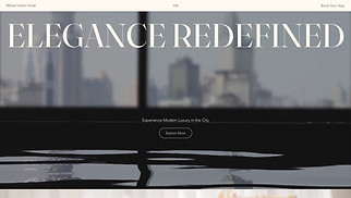 Hotels & B&Bs website templates - Urban Hotel (Urban)