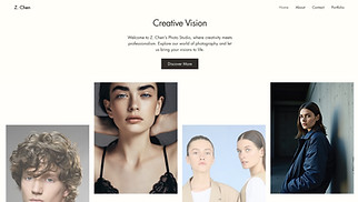 Portfolios website templates - Photo Studio (Contemporary)