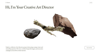 Design website templates - Art Director Portfolio (Sophisticated)