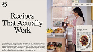 All website templates - Food Blogger (Vivid)