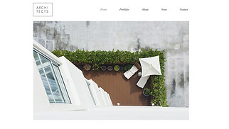 เทมเพลตเว็บไซต์ แฟ้มผลงาน - บริษัทสถาปนิก