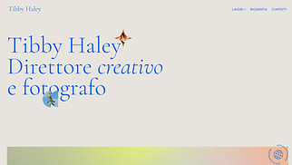 Template siti web Fotografia - Direttore Creativo (Audace)