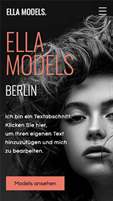Alle website templates – Modelagentur 
