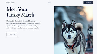Industrial website templates - Dog Breeder (Rustic)