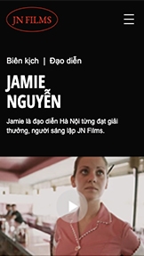 Mẫu trang web Hồ sơ năng lực và CV – Đạo diễn