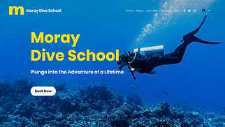 Шаблони у категорії «Освіта» — «Центр підводного плавання»