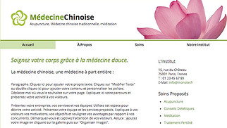 Templates de sites web Bien-être - Médecine alternative
