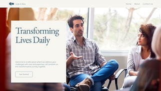  website templates - Therapist (Calm)