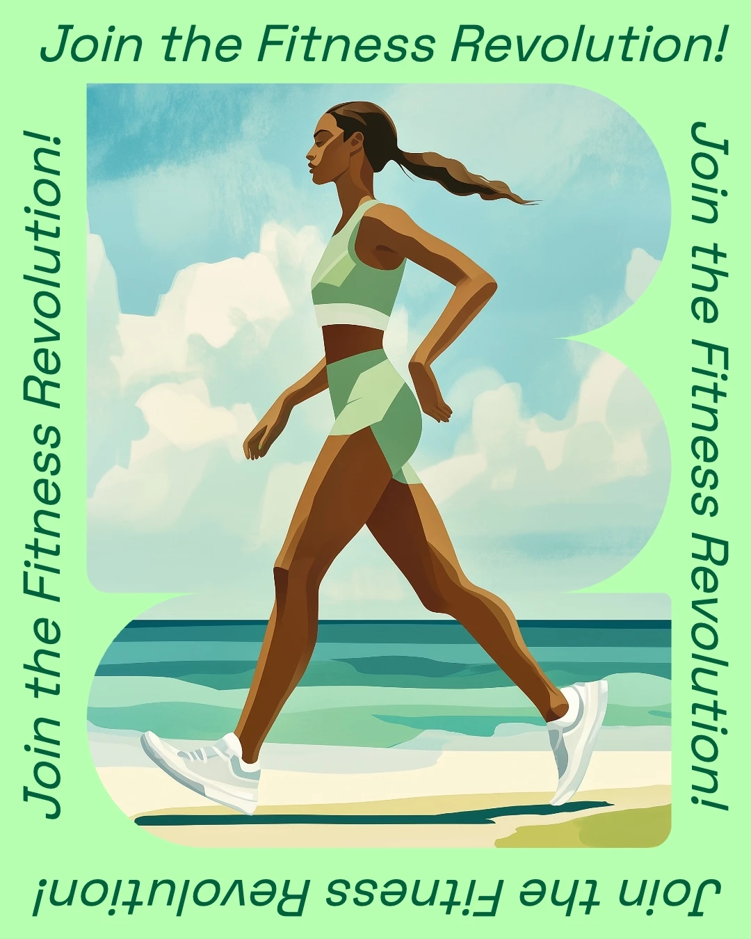 Pop Neon Health & Fitness Facebook Post
