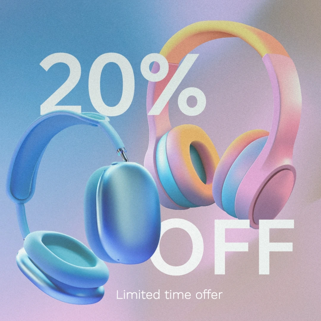 Playful 3D Electronics & Gadgets Instagram Post