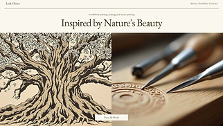 Art & Illustration website templates - Printmaker (Detailed)