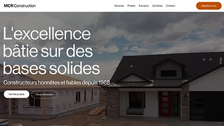 Templates de sites web Tout - Entreprise de construction (Professionnel)