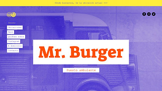 Restaurantes y comida plantillas web – Food truck
