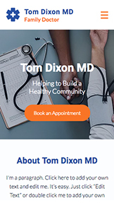 Mẫu trang web Sức khỏe – Bác sĩ