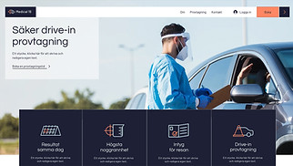 Hemsidemallar för Hälsa - Medicinskt testcenter