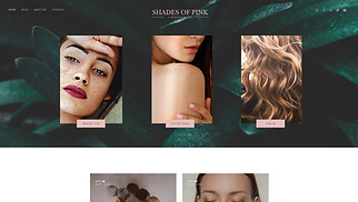 Make-up en cosmetica website templates - Beautyblog