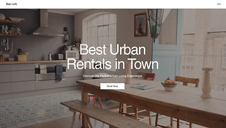 Travel & Tourism website templates - Urban Apartment (Contemporary)