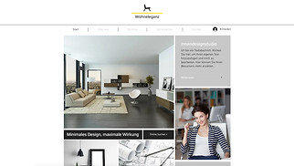 Immobilien Website-Vorlagen - Studio für Raumgestaltung