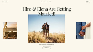Weddings website templates - Wedding Invitation (Earthy)