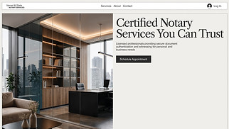 Templates de sites web Entreprises de services - Notary (Business)
