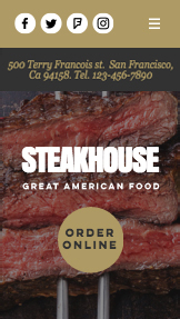 Mẫu trang web Nhà hàng – Nhà hàng