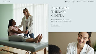 Health website templates - Physiotherapy Clinic (Contemporary)