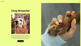 Industrial website templates - Dog Breeder (Inviting)