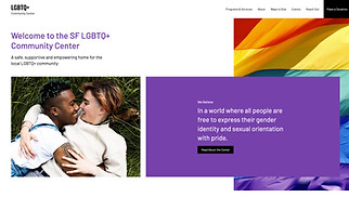 Alle website templates - LGBTQ gemeenschapscentrum