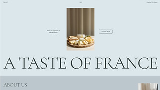 Restaurant website templates - French Restaurant (Elegant)