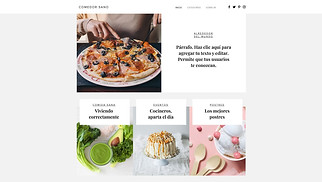 Restaurantes y comida plantillas web – Blog de comida