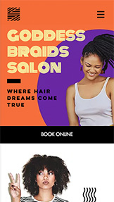 Slara Hair - Hair Extensions Website, Hair Weave Website, Wix Template, Wix Theme, Wix Website popular Design, Website Template, Hair Weave Store