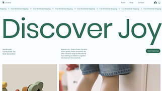Kids & Babies website templates - Online Toy Store (Modern)
