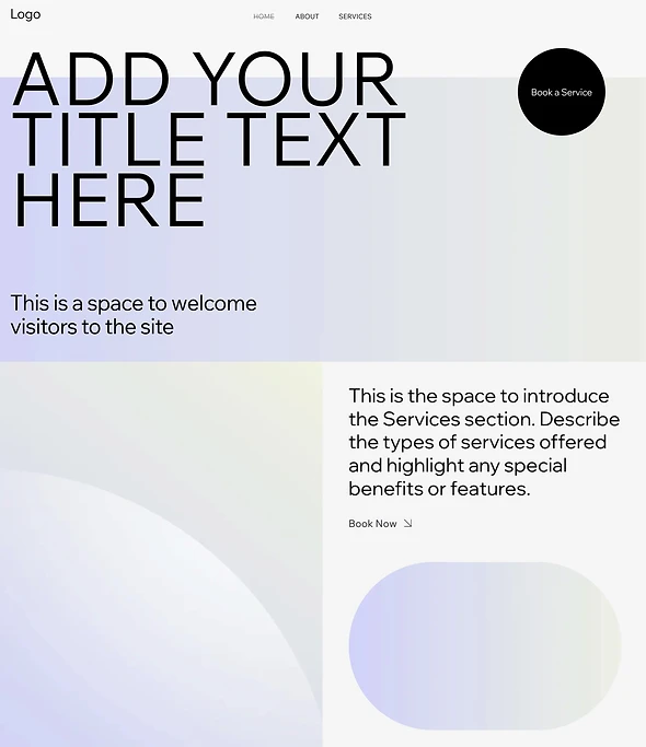 Services Wireframe