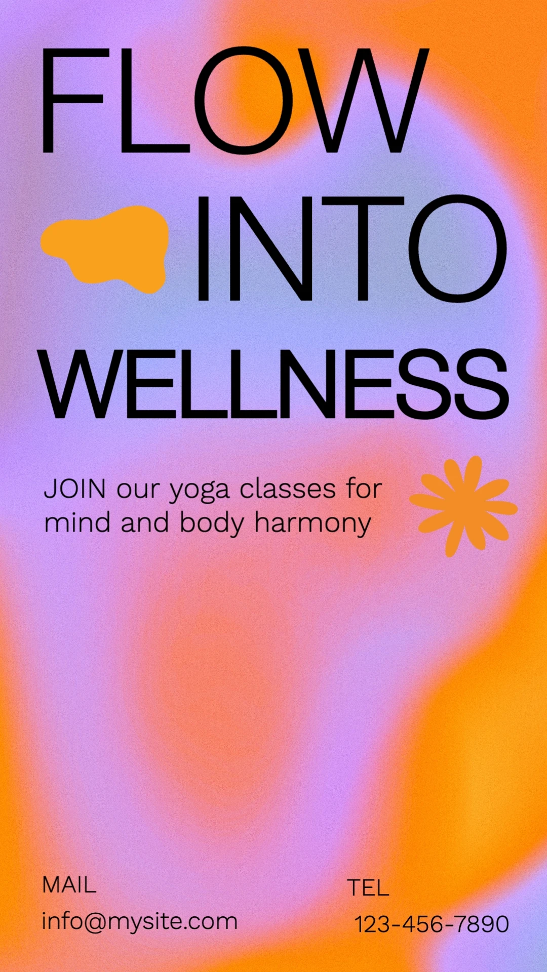Cute Geometric Health & Fitness Facebook Story