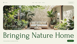 Architecture website templates - Landscape Designer (Fresh)